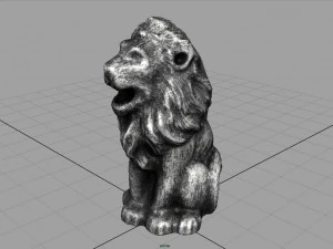 leon statue 3D Model
