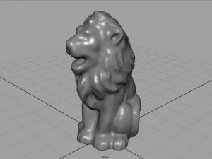 leon statue 3D Model