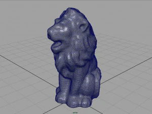 leon statue 3D Model