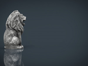leon statue 3D 模型