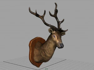 deer trophy 3D Model