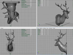 deer trophy 3D Model
