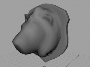 lion trophy 3D 模型