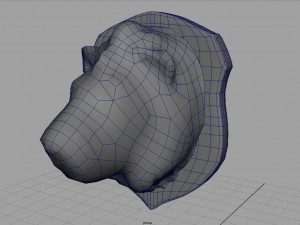 lion trophy 3D 模型
