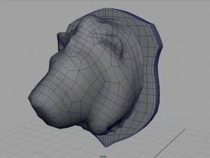 lion trophy 3D Model