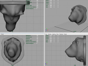 lion trophy 3D 模型