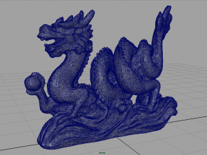chinese dragon statue 2 Modelo 3D