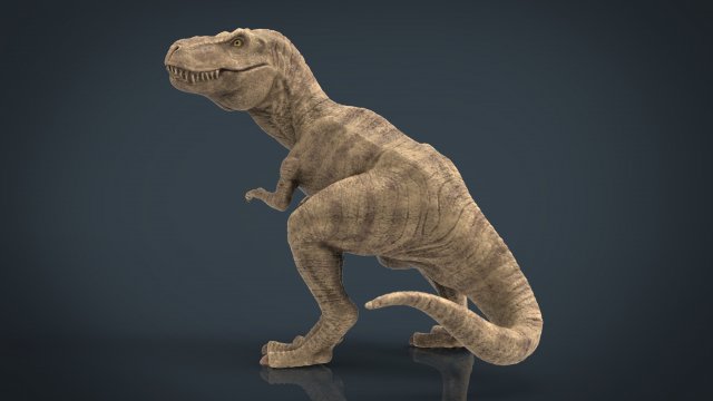 tyranossaurus rex sculpture 3Dモデル .c4d .max .obj .3ds .fbx .stl .blend 