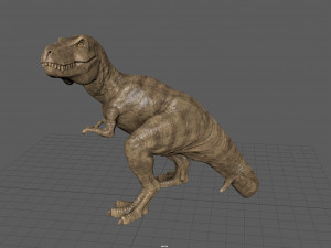 tyranossaurus rex sculpture 3Dモデル