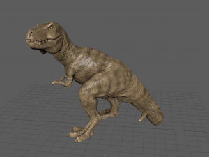 tyranossaurus rex sculpture 3D Model