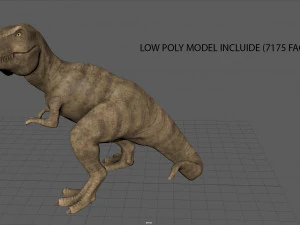 tyranossaurus rex sculpture 3D Model