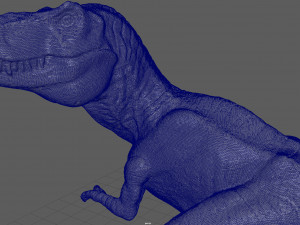 tyranossaurus rex sculpture 3Dモデル