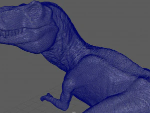 tyranossaurus rex sculpture 3D Model