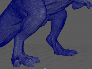 tyranossaurus rex sculpture 3Dモデル