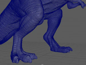 tyranossaurus rex sculpture 3D Model