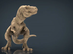 tyranossaurus rex sculpture 3D Model