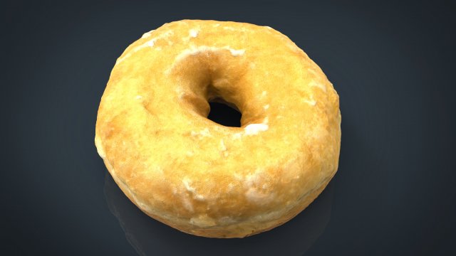 glass donut Model 3D .c4d .max .obj .3ds .fbx .stl .blend 