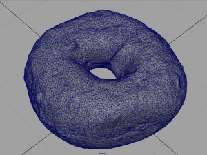 glass donut Model 3D