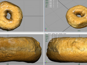 glass donut Model 3D
