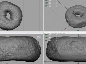 donat kaca Model 3D