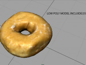donat kaca Model 3D