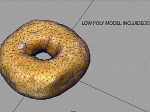 glass donut Model 3D