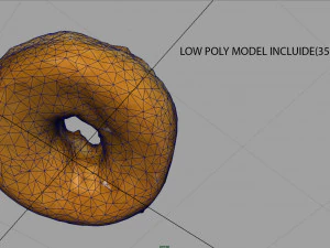 donat kaca Model 3D