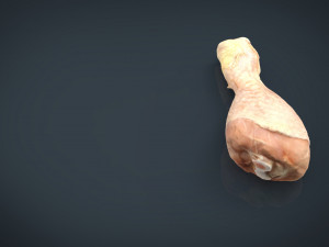 fresh chicken leg 3D Model