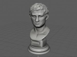 agrippa bust Model 3D