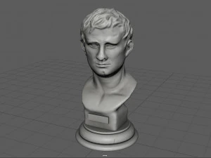 agrippa bust 3D Model