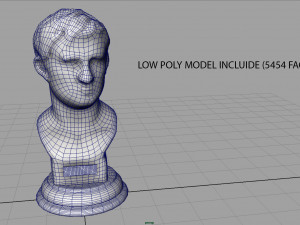 agrippa bust Model 3D