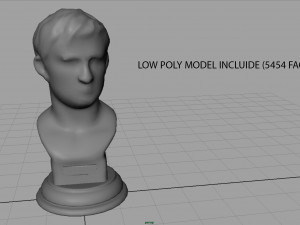 agrippa bust Model 3D