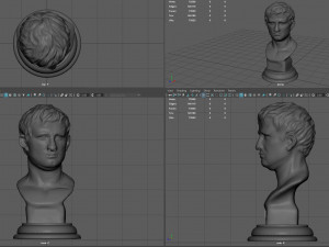 agrippa bust Model 3D