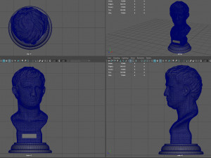 agrippa bust Model 3D