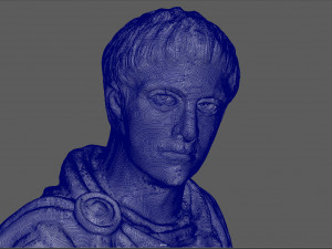 constantine emperor bust 3D Baskı Modeli