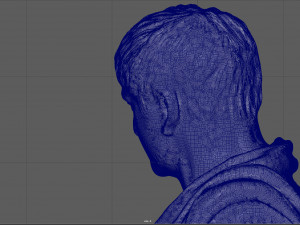 constantine emperor bust 3D Baskı Modeli