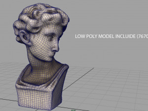 giuliano de medici bust Modelo 3D