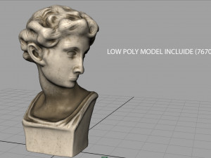 giuliano de medici bust Modelo 3D