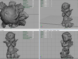 angel 10 3D Model