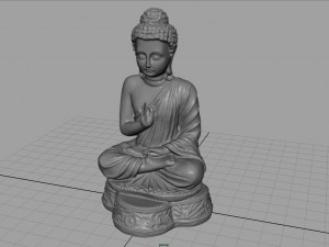 iron buddha Modelo 3D
