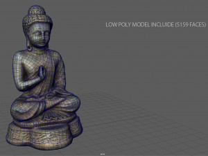 iron buddha Modelo 3D