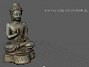 iron buddha Modelo 3D