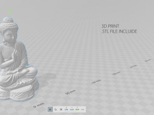 iron buddha Modelo 3D