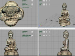 buddha besi Model 3D