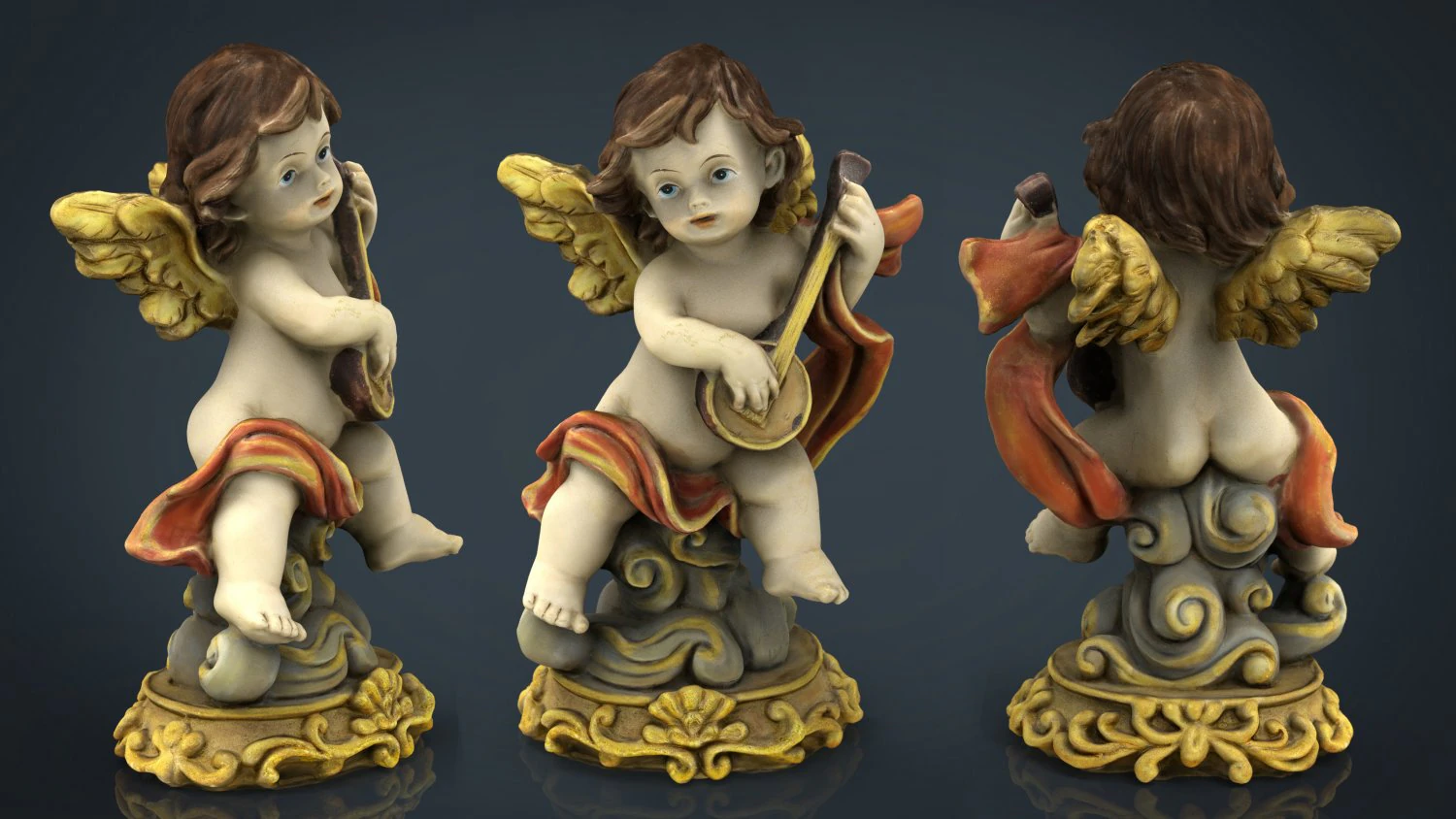 angel 12 3D Model .c4d .max .obj .3ds .fbx .stl .blend 