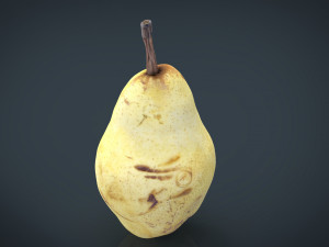 yellow pear 3D Model