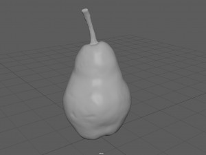 yellow pear 3D Model