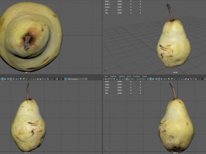 yellow pear 3D Model