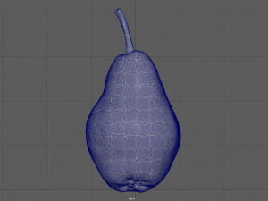 yellow pear 3D Model