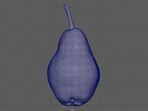 yellow pear 3D Model